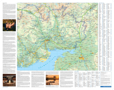 Collins Dumfries and Galloway Map - East Preview 1
