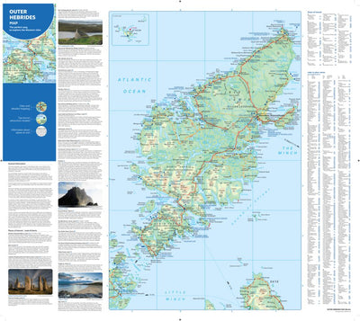 Collins Outer Hebrides Map - North Preview 1