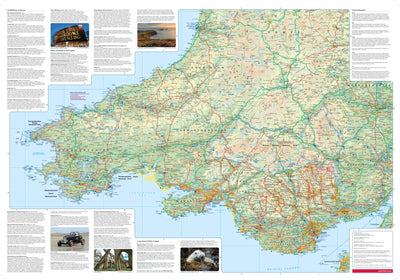 Collins Wales map - South Preview 1