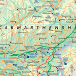 Collins Wales map - South Preview 2