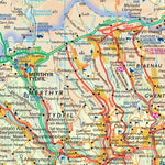 Collins Wales map - South Preview 3