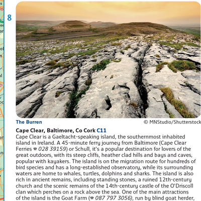 Collins Wild Atlantic Way Map - South Preview 2