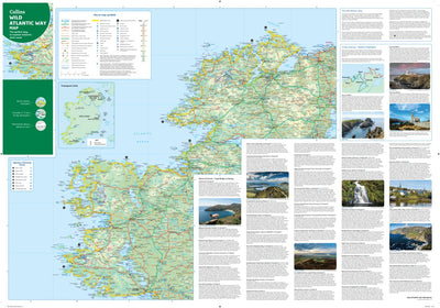 Collins Wild Atlantic Way Map - North Preview 1
