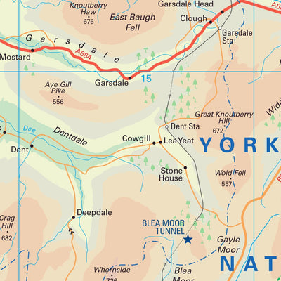 Yorkshire Dales National Park Map Preview 2