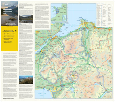 Snowdonia National Park Map - North Preview 1
