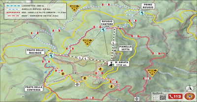 Carta Sentieri Monte Amiata 2023 Preview 1
