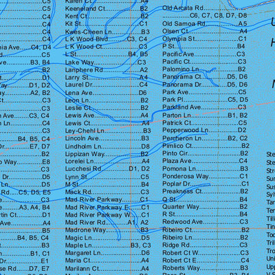 Arcata Street Map Preview 3