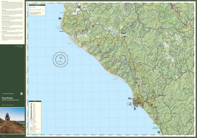 King Range National Conservation Area Trail Map Preview 1