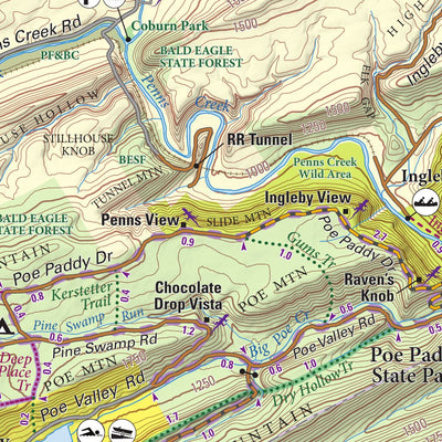 Bald Eagle Lizard Map West Geo Preview 3