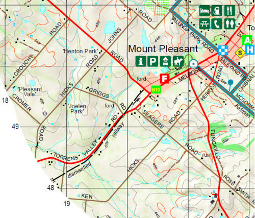 Kidman Trail MAPS 1-5 - Willunga to Kapunda Map by Mapland - Department ...