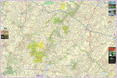 Laurel Highlands Purple Lizard Map, PA Preview 1