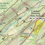 Tuscarora State Forest Lizard Map, PA Preview 3