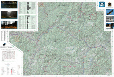Frank Church-RONR Wilderness North Half Map Payette, Salmon-Challis, Bitterroot, Nez Perce NFs 2023 Preview 1