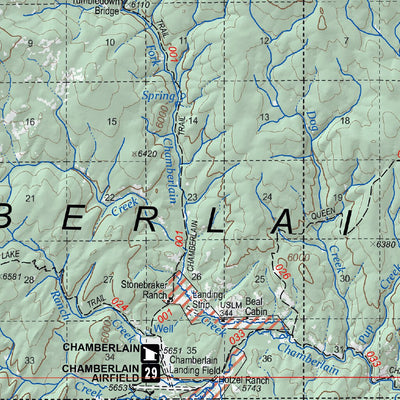 Frank Church-RONR Wilderness North Half Map Payette, Salmon-Challis, Bitterroot, Nez Perce NFs 2023 Preview 2