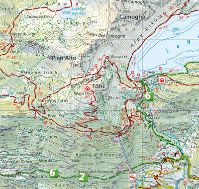 Disentis-Sedrun, 1:25'000, Hiking Map Preview 3
