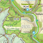 Pine Creek Pennsylvania Grand Canyon Lizard Map, PA Preview 3