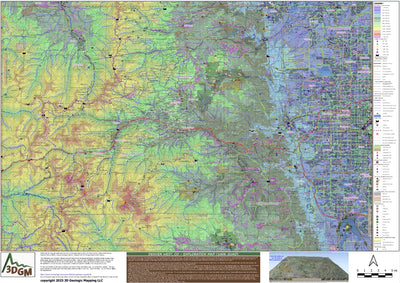 Denver West Exploration Map for Sightseeing Preview 1