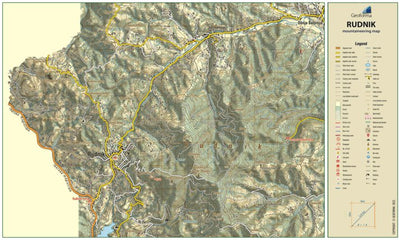 Rudnik mountaineering map Preview 1