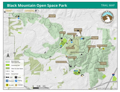Black Mountain Open Space Trail Map Preview 1