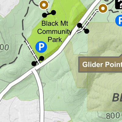 Black Mountain Open Space Trail Map Preview 2
