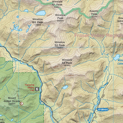 Vancouver, Chilliwack, Whistler Recreation Map 3rd edition Preview 3
