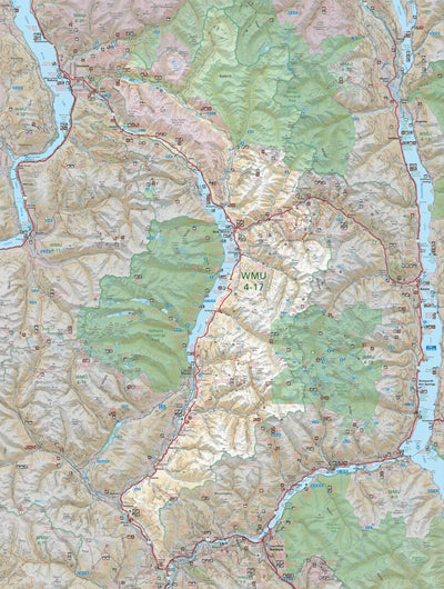 WMU 4-17 Kootenay Region - Hunting Topo BC Preview 1