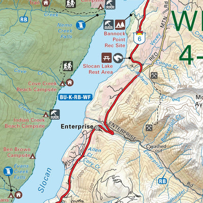 WMU 4-17 Kootenay Region - Hunting Topo BC Preview 2