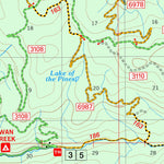 Gallatin NF Visitor Map West North 2013 Preview 2