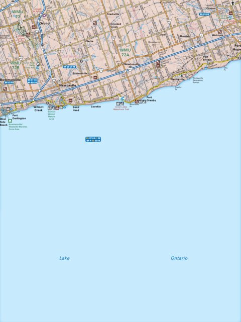 CCON04 Newcastle - Cottage Country Ontario Topo Preview 1