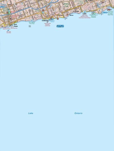 CCON05 Cobourg - Cottage Country Ontario Topo Preview 1