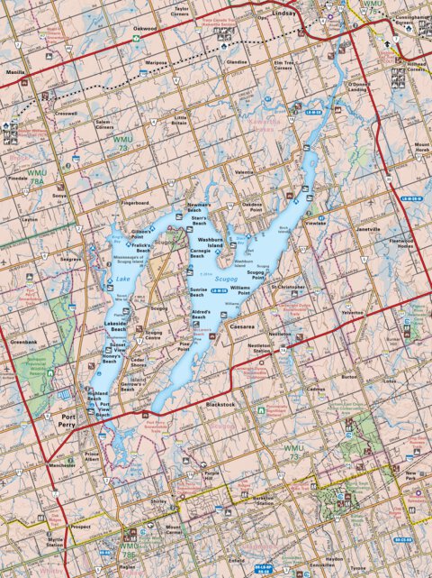 CCON12 Port Perry - Cottage Country Ontario Topo Preview 1