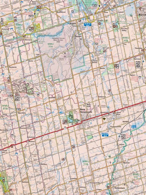 CCON09 New Tecumseth - Cottage Country Ontario Topo Preview 1