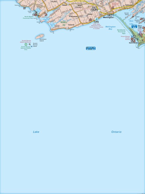 CCON06 Wellington - Cottage Country Ontario Topo Preview 1