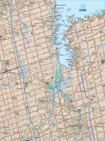 CCON10 Keswick - Cottage Country Ontario Topo Preview 1