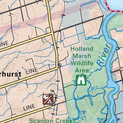 CCON10 Keswick - Cottage Country Ontario Topo Preview 2