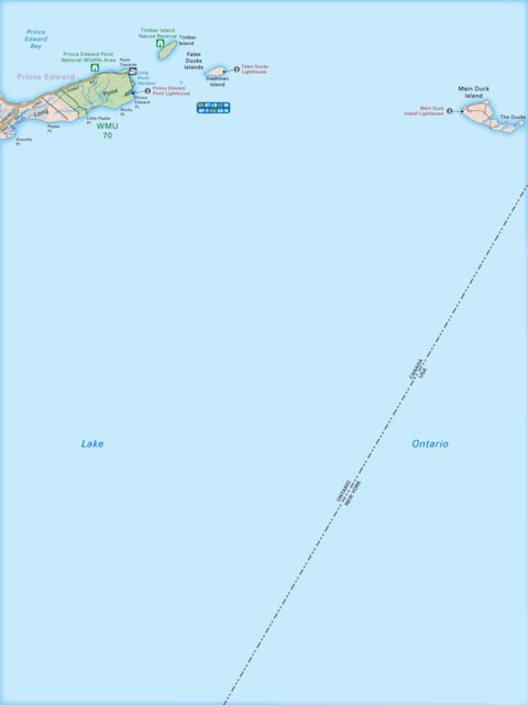 CCON08 Prince Edward Point - Cottage Country Ontario Topo Preview 1