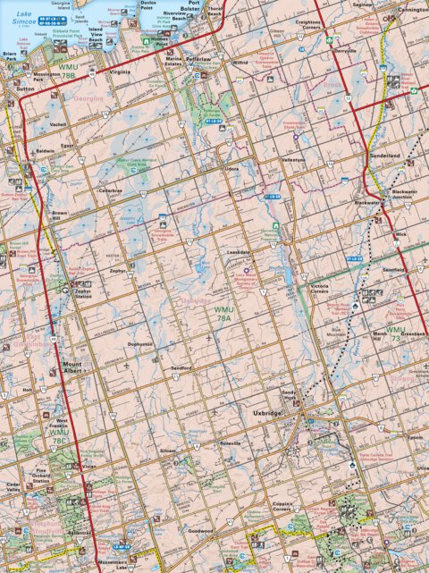 CCON11 Uxbridge - Cottage Country Ontario Topo Preview 1