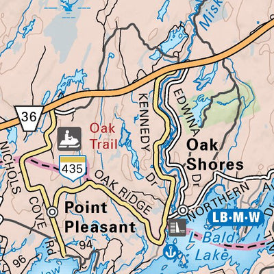 CCON24 Bobcaygeon - Cottage Country Ontario Topo Preview 3