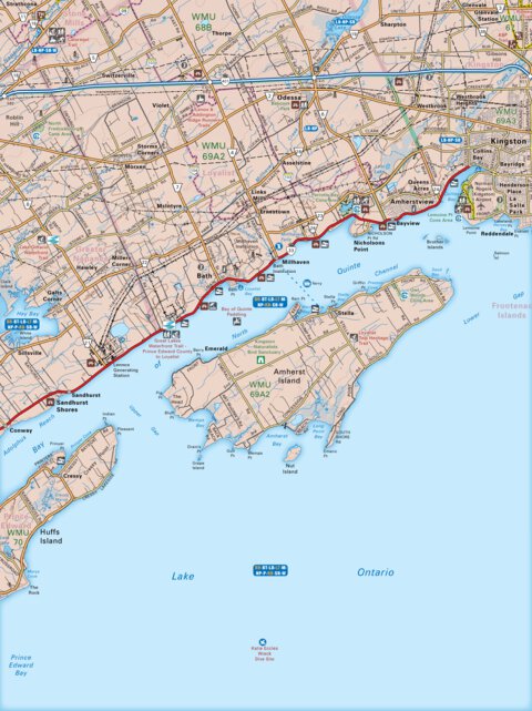 CCON18 Amherst Island - Cottage Country Ontario Topo Preview 1