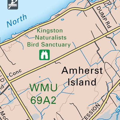 CCON18 Amherst Island - Cottage Country Ontario Topo Preview 2