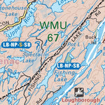 CCON30 Frontenac Provincial Park - Cottage Country Ontario Topo Preview 2