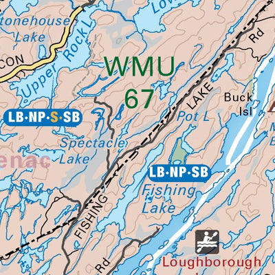 CCON30 Frontenac Provincial Park - Cottage Country Ontario Topo Preview 2