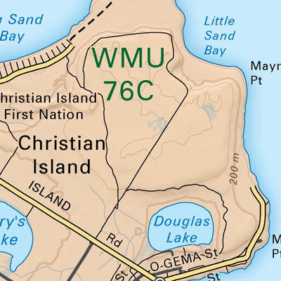 CCON33 Cedar Point - Cottage Country Ontario Topo Preview 3