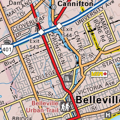 CCON16 Belleville - Cottage Country Ontario Topo Preview 3