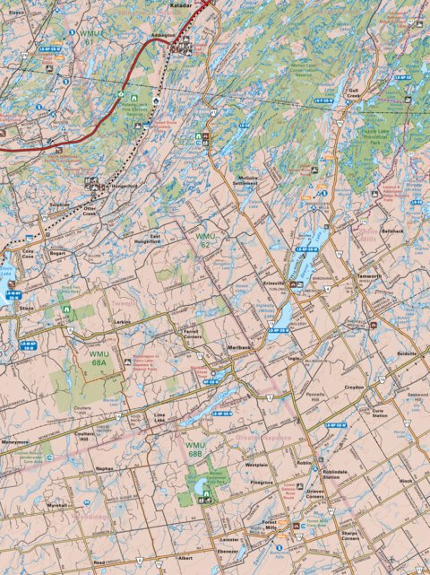 CCON28 Tamworth - Cottage Country Ontario Topo Preview 1