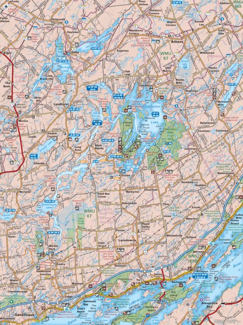 CCON31 Gananoque - Cottage Country Ontario Topo Preview 1