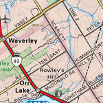 CCON20 Wasaga Beach - Cottage Country Ontario Topo Preview 3