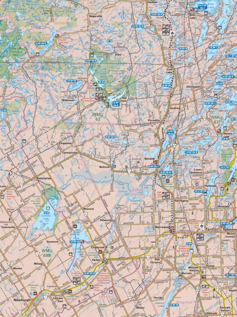 CCON29 Newburgh - Cottage Country Ontario Topo Preview 1