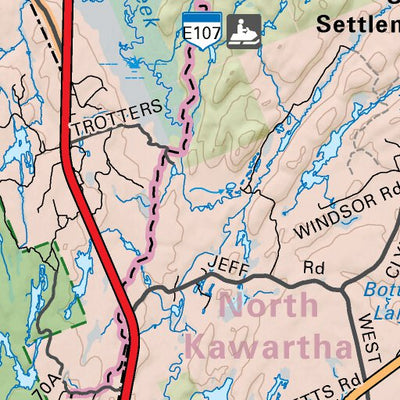 CCON39 Apsley - Cottage Country Ontario Topo Preview 2