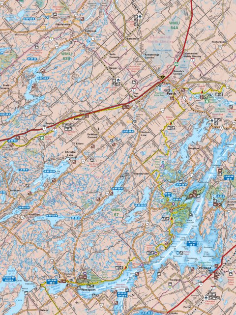 CCON44 Perth - Cottage Country Ontario Topo Preview 1